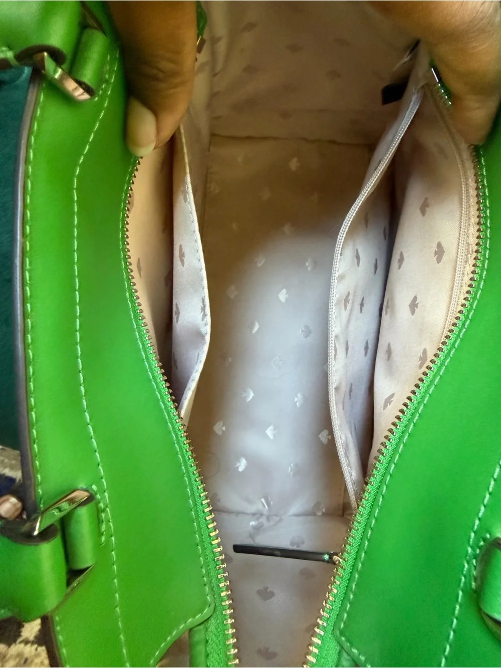 Kate Spade Staci Canvas and Leather Satchel